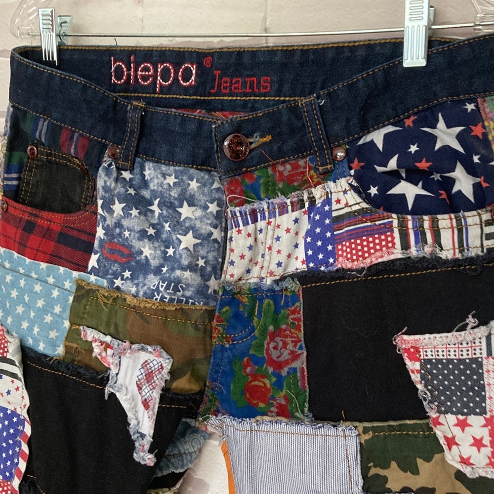 Patchwork Multi-Print Biepa Jeans - image 2